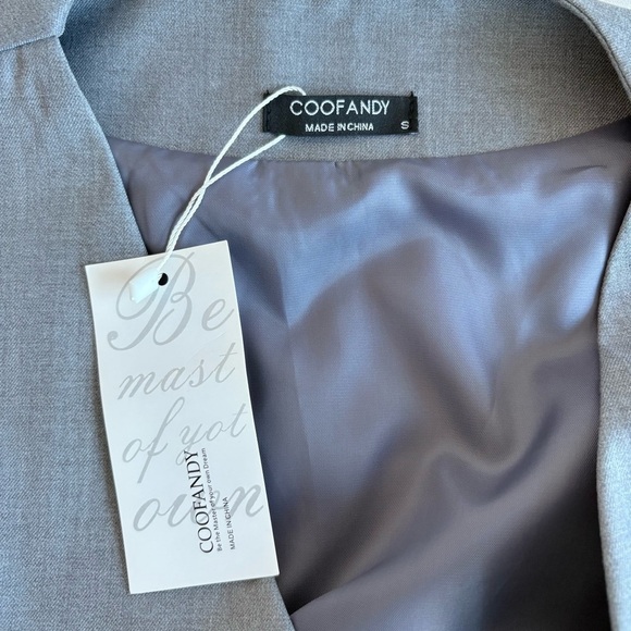 ☀️Coofandy Men's Gray Vest - Picture 7 of 11